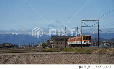 比良山系と近江鉄道 138397481