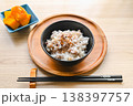 雑穀米で炊いたご飯 138397757