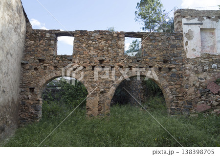 Artisan arches of the old rural house still preserved Artisan arches of the old rural house still preserved 138398705