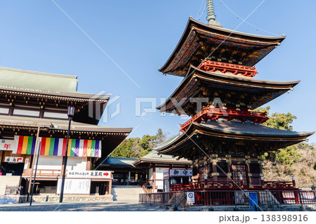 成田山新勝寺の荘厳な境内と歴史ある寺院風景 138398916