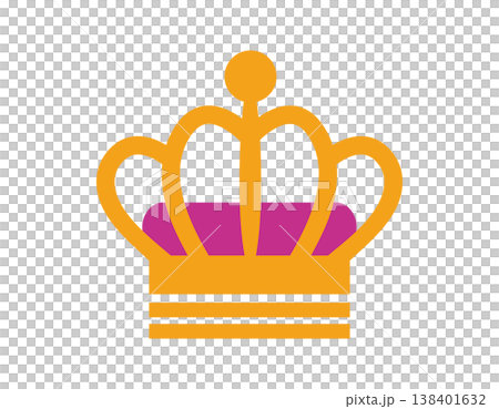 簡單的皇冠插畫 138401632