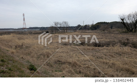 河川敷の風景 河川敷の風景 138402445