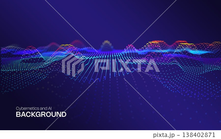 Abstract future ai background with blue big data and digital dots for tech and technology science presentation. Line cyber business network 3d backdrop. Connection graphic design. Abstract future ai background with blue big data and digital dots for tech and technology science presentation. Line cyber business network 3d backdrop. Connection graphic design. 138402871