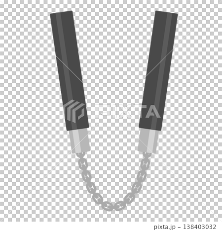 Illustration of nunchaku 138403032