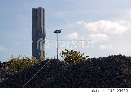 The tallest building in Scandinavia Karlatornet skycraper in Lindholmen, Gothenburg, Sweden The tallest building in Scandinavia Karlatornet skycraper in Lindholmen, Gothenburg, Sweden 138403426