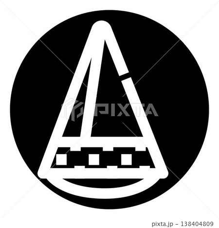 Metronome icon for music rhythm and tempo 138404809
