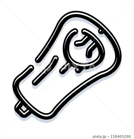 Bottle opener tool preparing to open cap Bottle opener tool preparing to open cap 138405298