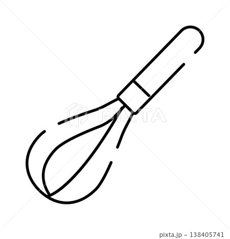 Kitchen whisk icon for cooking and baking concepts Kitchen whisk icon for cooking and baking concepts 138405741