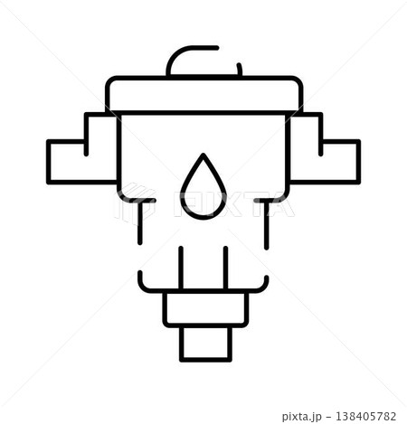 Water filter system connecting clean water purification 138405782