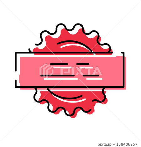 Quality product badge stamp label design element Quality product badge stamp label design element 138406257