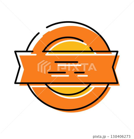 Blank vintage badge banner with copy space Blank vintage badge banner with copy space 138406273