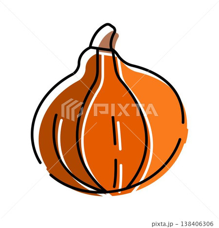 Orange pumpkin vegetable gourd for autumn harvest season Orange pumpkin vegetable gourd for autumn harvest season 138406306