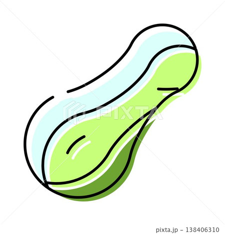 Minimalist abstract vegetable icon representing food ingredient Minimalist abstract vegetable icon representing food ingredient 138406310