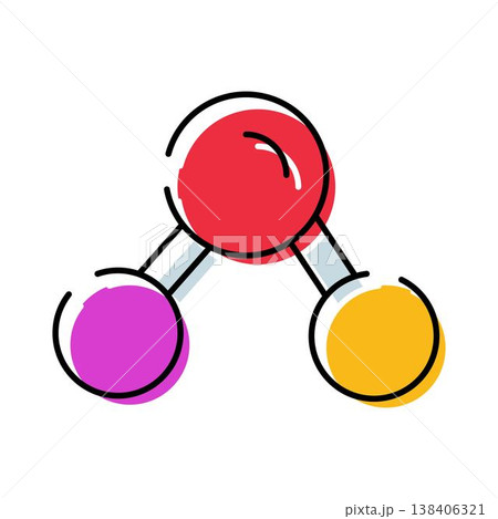 Chemistry molecule structure showing scientific research concept Chemistry molecule structure showing scientific research concept 138406321