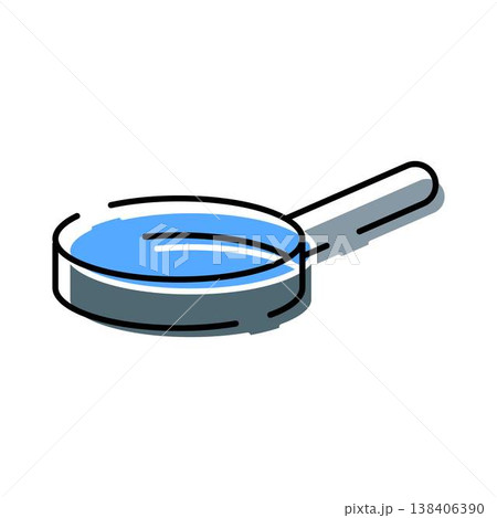 Magnifying glass exploring, searching, and discovering information 138406390