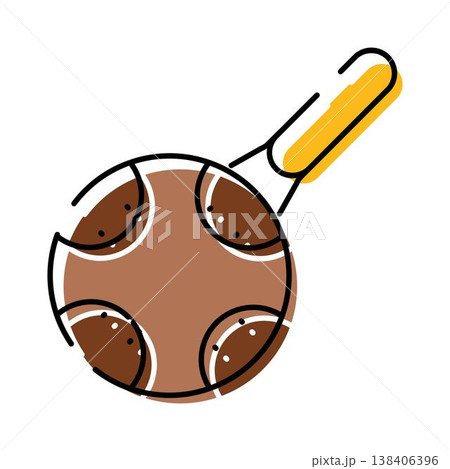 Cooking ground meat in pan for meal Cooking ground meat in pan for meal 138406396