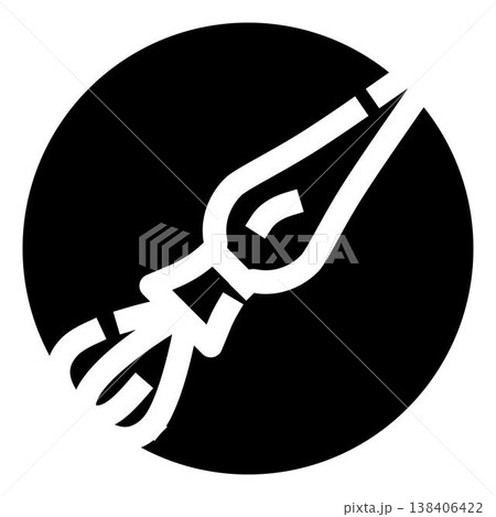 Whisking ingredient preparation in a black circle icon Whisking ingredient preparation in a black circle icon 138406422