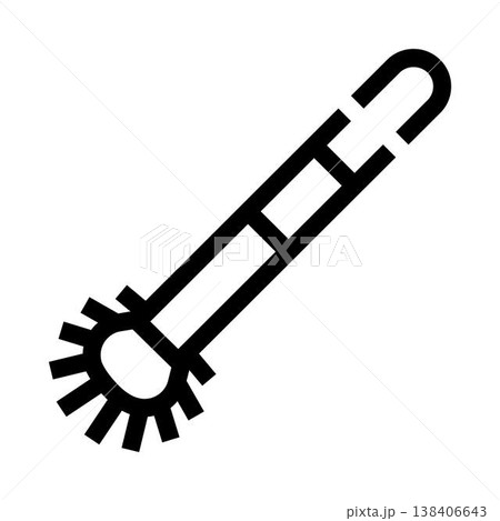 Toilet brush icon for bathroom cleaning concept Toilet brush icon for bathroom cleaning concept 138406643