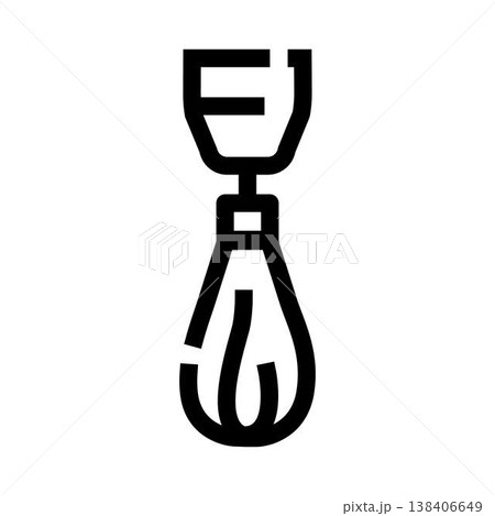 Eyelash curler beauty cosmetic makeup tool icon 138406649