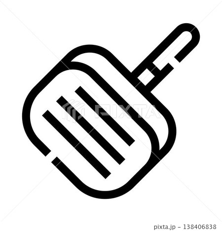 Slotted spatula for cooking and grilling food 138406838