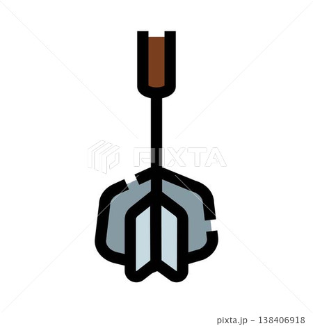 Archery bow and arrow sporting equipment icon Archery bow and arrow sporting equipment icon 138406918