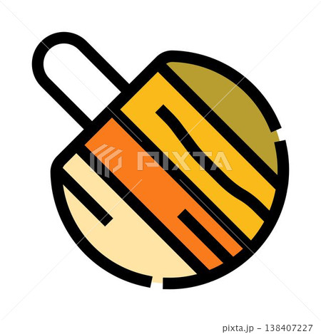 Jupiter planet rotating in solar system space 138407227