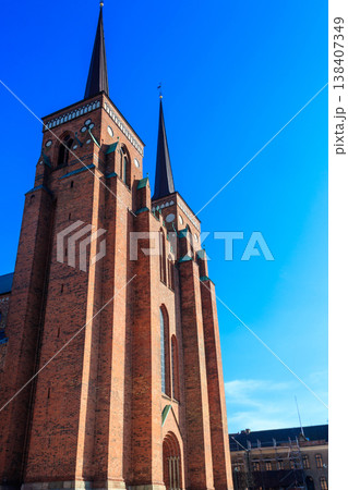 Roskilde Cathedral in Denmark. UNESCO World Heritage Site Roskilde Cathedral in Denmark. UNESCO World Heritage Site 138407349