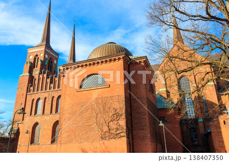 Roskilde Cathedral in Denmark. UNESCO World Heritage Site Roskilde Cathedral in Denmark. UNESCO World Heritage Site 138407350