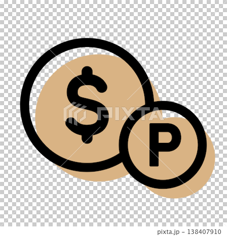Dollar and points icons (point rewards/rewards) Dollar and points icons (point rewards/rewards) 138407910