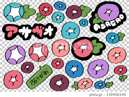牽牛花布料套裝 138408149