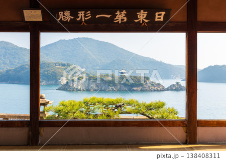 冬の瀬戸内 広島県福山市 鞆の浦 福禅寺對潮楼(対潮楼) 冬の瀬戸内 広島県福山市 鞆の浦 福禅寺對潮楼(対潮楼) 138408311