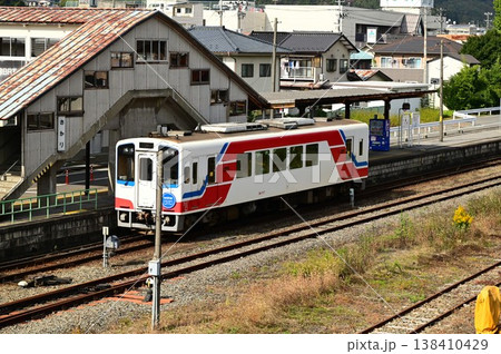 三陸鉄道リアス線の最南端駅 盛駅 三陸鉄道リアス線の最南端駅 盛駅 138410429