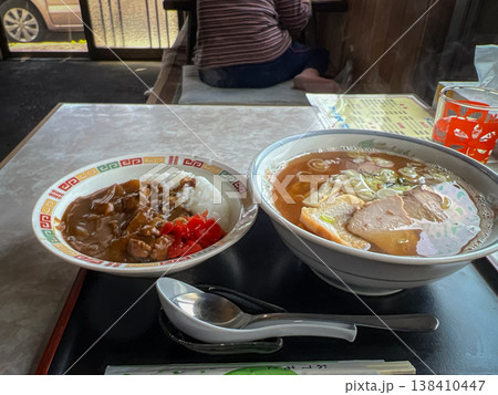 焼干しラーメンとカレー（青森県脇野沢） 138410447