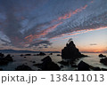 三陸海岸の朝風景 138411013