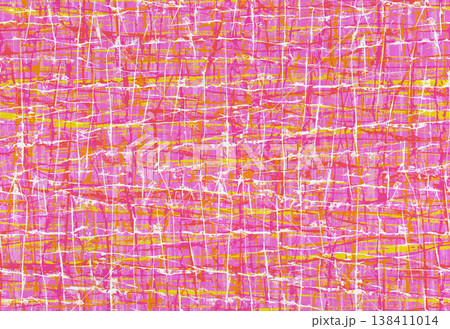 絞り染めと手描きペイントで描く、シームレスなアートワーク 138411014