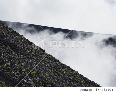 富士山稜線 138413494