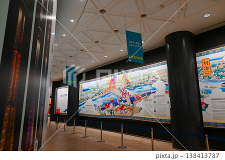 東京スカイツリー展望台入口行き通路 東京スカイツリー展望台入口行き通路 138413787