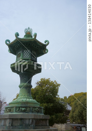 名古屋東別院 銅燈籠 名古屋東別院 銅燈籠 138414030