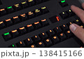 Preset Switching with Arrow Buttons on Lighting Mixer in 4K 138415166