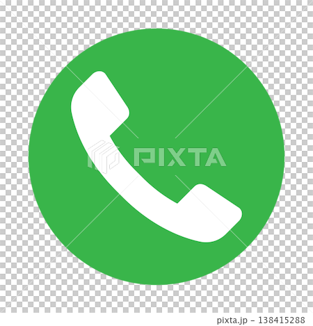 Simple phone icon pictogram vector material 138415288
