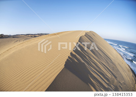 鳥取砂丘の美しい風景 138415353