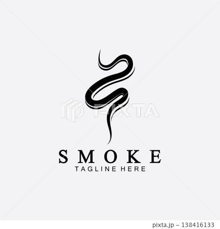Smoke steam icon logo illustration isolated on white background,Aroma vaporize icons. Smells vector line icon, hot aroma, stink or cooking steam symbols, smelling or vapor Smoke steam icon logo illustration isolated on white background,Aroma vaporize icons. Smells vector line icon, hot aroma, stink or cooking steam symbols, smelling or vapor 138416133