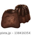 おしゃれなチョコレートカヌレ 138416354