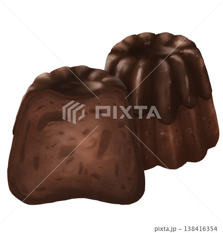 おしゃれなチョコレートカヌレ おしゃれなチョコレートカヌレ 138416354