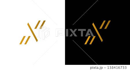 unique and elegant letter N initials logo design 138416733