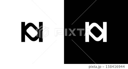 simple and unique letter WM initials logo design 138416944