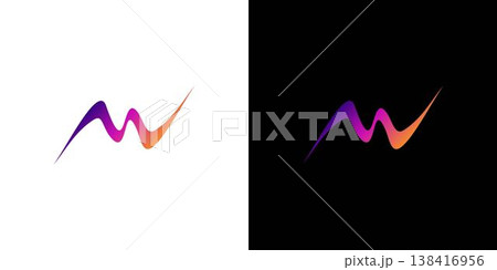 modern and unique M initials logo design 138416956