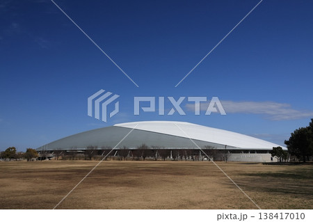 埼玉県熊谷市の熊谷スポーツ文化公園の風景 埼玉県熊谷市の熊谷スポーツ文化公園の風景 138417010