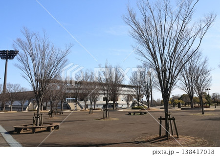 埼玉県熊谷市の熊谷スポーツ文化公園の風景 138417018
