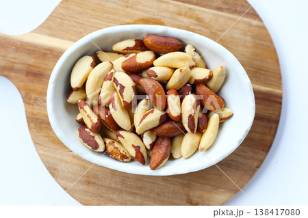 Brazil nuts contain beneficial nutrients and minerals 138417080